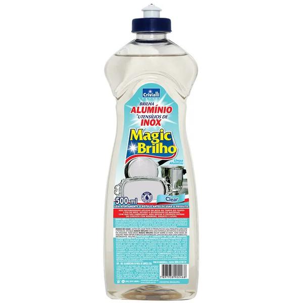 LIMPA ALUM.MAGIC BRILHO 500ML CLEAR