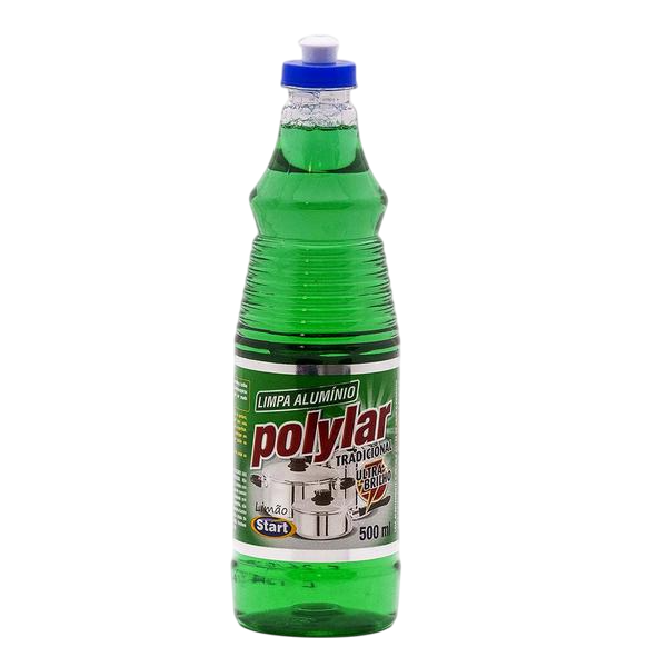 LIMPA ALUMINIO POLYLAR 500ML LIMAO