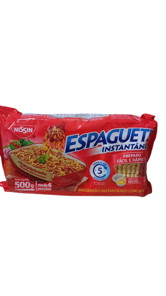MAC.INST.NISSIN 500G ESPAGUETE 5MIN