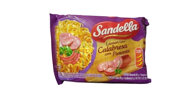 MAC.INST.SANDELLA 85G CALABRESA PIC