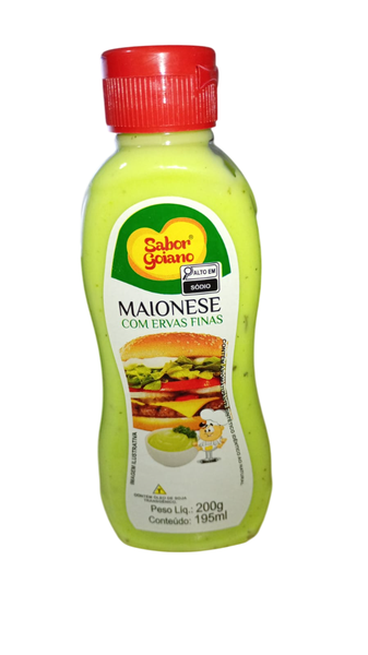 MAIONESE SABOR GOIANO 200G ERVAS FI