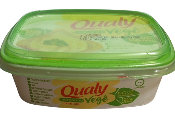 MARGARINA QUALY C/SAL 250G 100% VEG