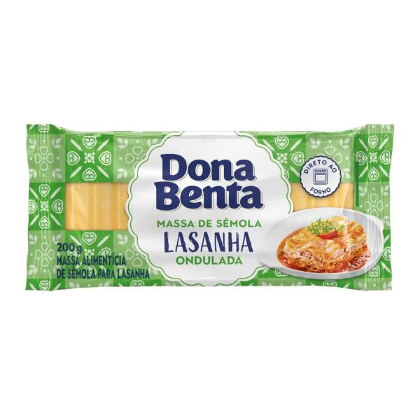 MASSA LASANHA DONA BENTA SEM.200G