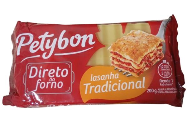 MASSA LASANHA PETYBON SEM.200G TRAD