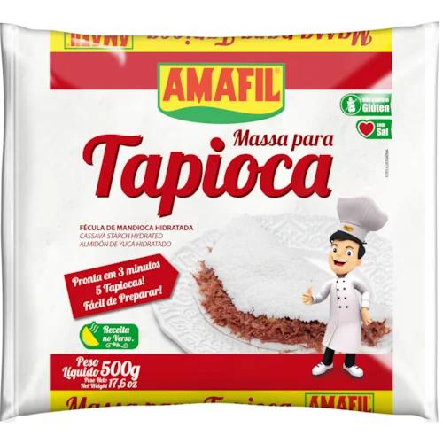 MASSA P/TAPIOCA AMAFIL 500G PLAST