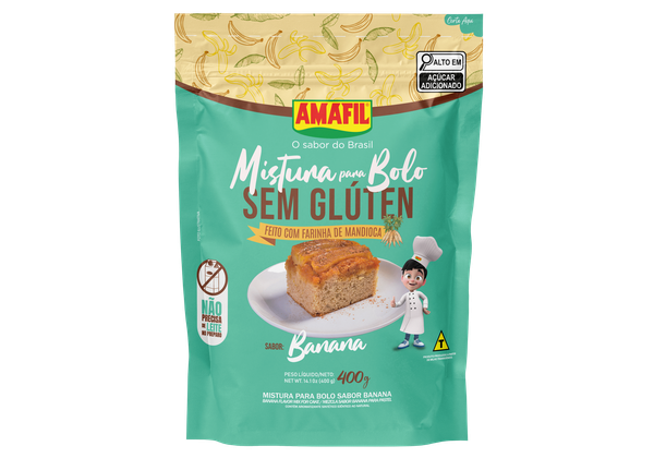 MIST.BOLO AMAFIL 400G BANANA S/GLUT