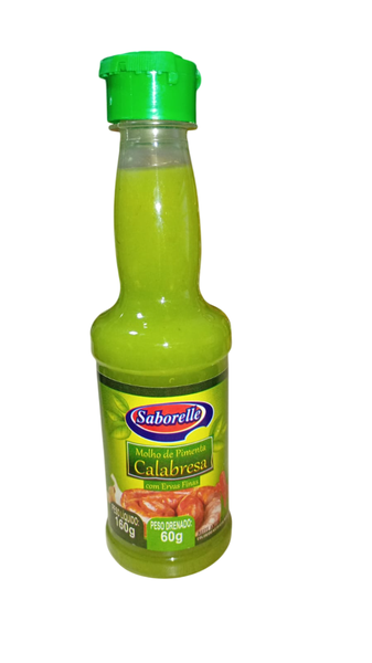 MOLHO PIMENTA SABORELLE 160G CALABR