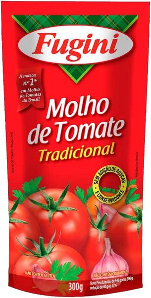 MOLHO TOMATE FUGINI 300G SH TRADICI