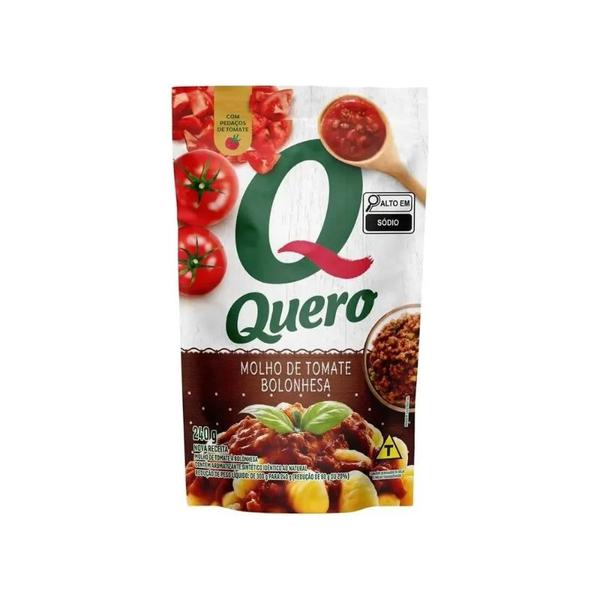 MOLHO TOMATE QUERO 240G SH BOLONHES