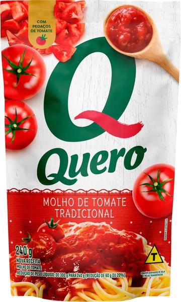 MOLHO TOMATE QUERO 240G SH TRADICIO
