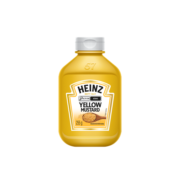 MOSTARDA HEINZ 255G PT TRADICIONAL