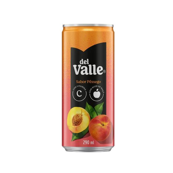 NECTAR DEL VALLE 290ML LT PESSEGO
