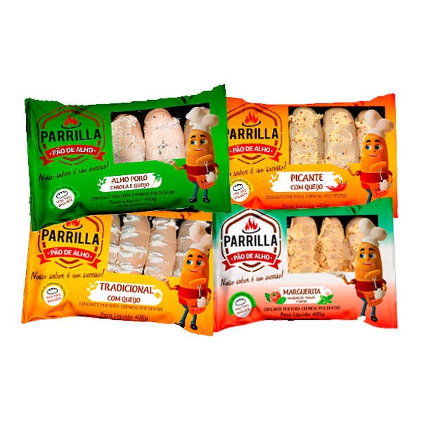 PAO DE ALHO PARRILLA 400G PICANTE