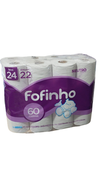 PAPEL HIG.FOFINHO FS 24X60MT NEUTRO