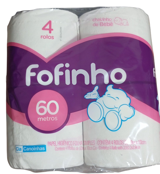 PAPEL HIG.FOFINHO FS 4X60MT BEBE