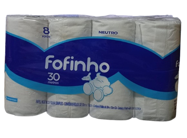 PAPEL HIG.FOFINHO FS 8X30MT NEUTRO