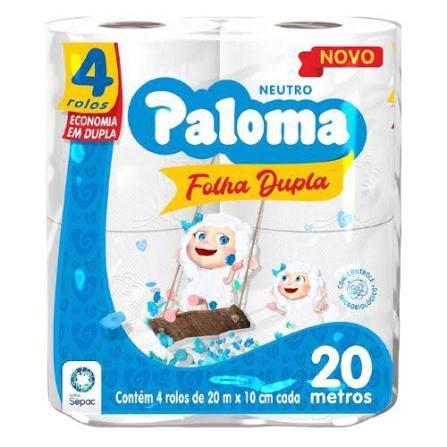 PAPEL HIG.PALOMA FD 4X20MT NEUTRO