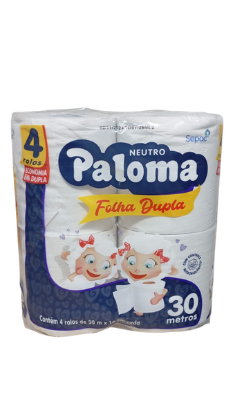 PAPEL HIG.PALOMA FD 4X30MT NEUTRO