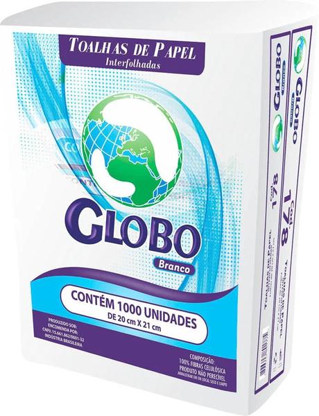 PAPEL TOALHA GLOBO 20X21CM CREMOSO