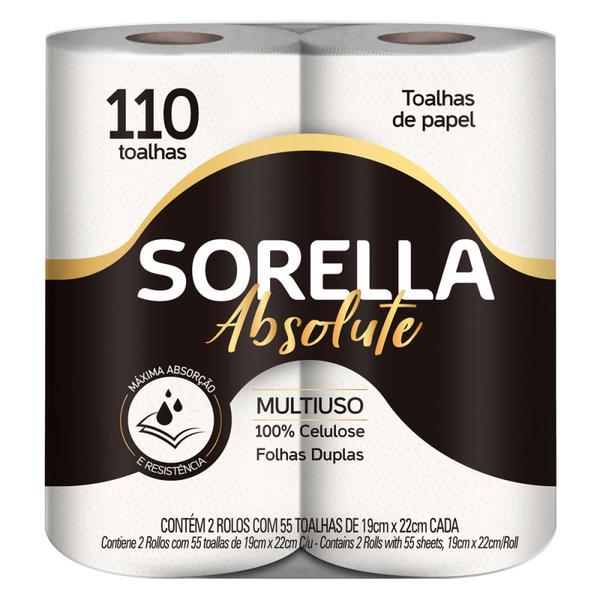 PAPEL TOALHA SORELLA 12X2 ABSOLUTE