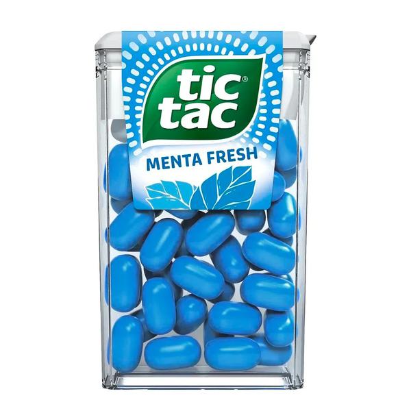PASTILHA TIC TAC 14.5G MENTA FRESH