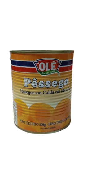 PESSEGO EM CALDA OLE 450G METADES