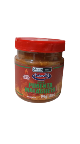 PIMENTA SABORELLE 180ML POLPA MALAG
