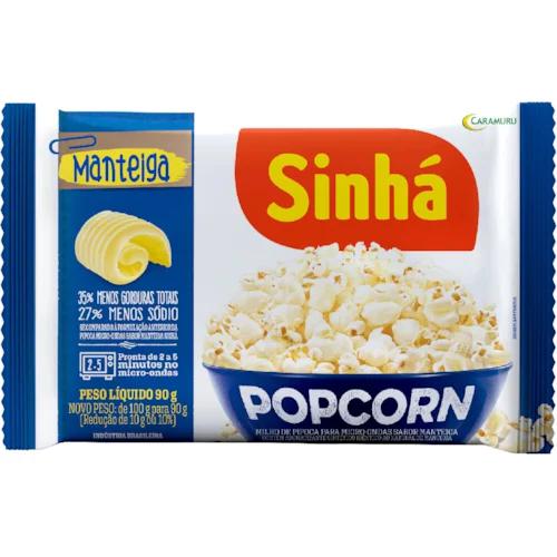 PIPOCA P/MICRO.SINHA 90G MANTEIGA C