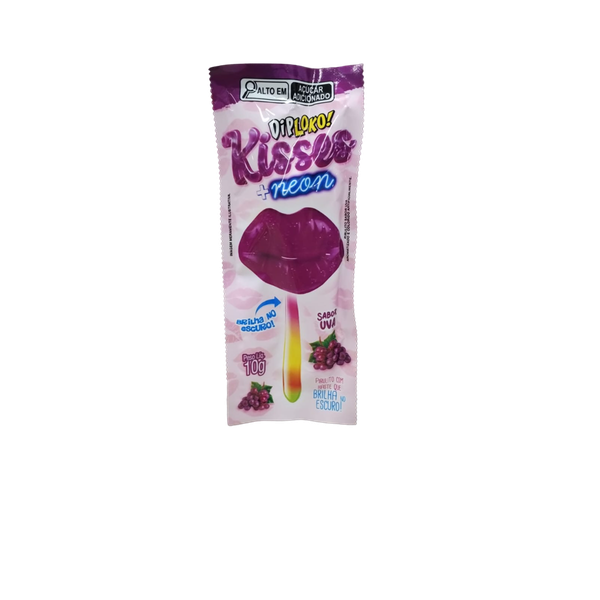 PIRULITO DIPLOKO NEON 10G KISSES