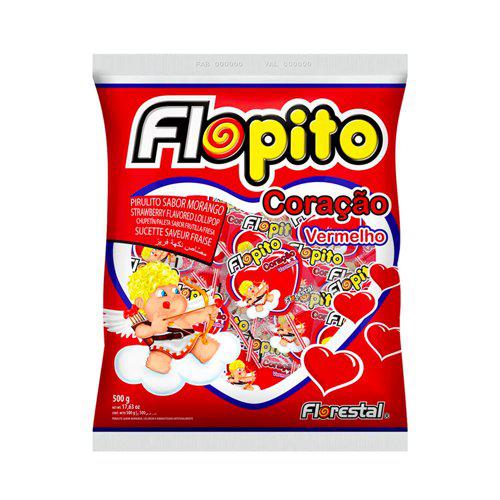 PIRULITO FLOPITO 500G CORACAO MORAN