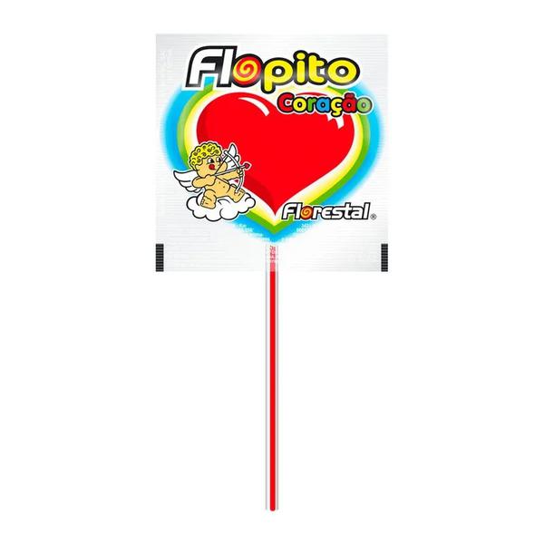 PIRULITO FLOPITO 50G CORACAO COLORI