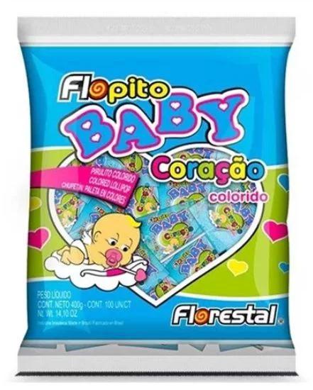 PIRULITO FLOPITO BABY 400G COLORIDO