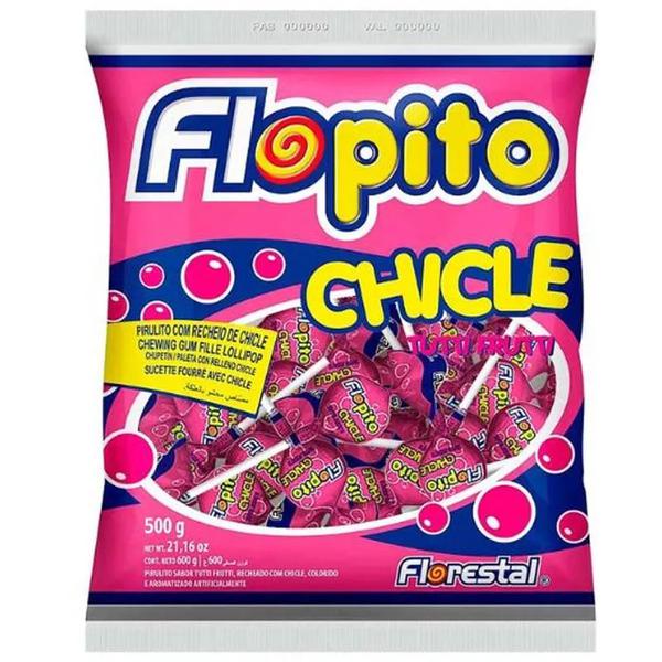 PIRULITO FLOPITO CHICLE 500G TUTTI