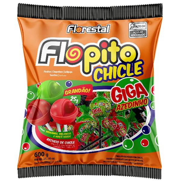 PIRULITO FLOPITO GIGA 600G AZEDINHO