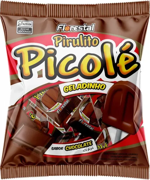 PIRULITO FLORESTAL PICOLE 550G CHOC