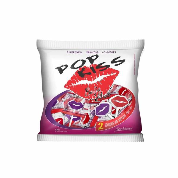 PIRULITO POP KISS 500G BEIJA MAIS