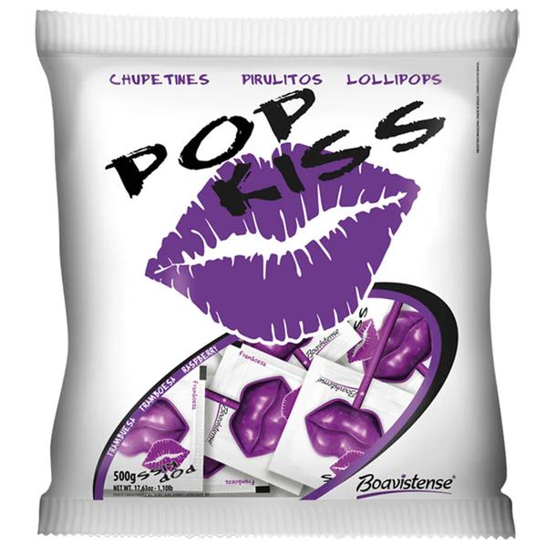 PIRULITO POP KISS 500G FRAMBOESA