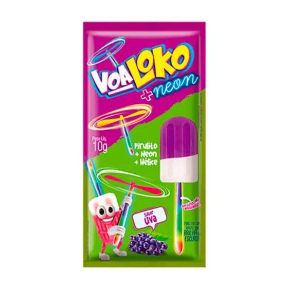 PIRULITO VOA LOKO 10G NEON SORTIDO