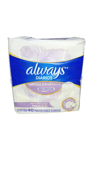 PROT.DIARIO ALWAYS 40UN S/P SENSITI