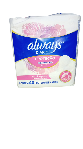 PROT.DIARIO ALWAYS 40UN S/PERFUME