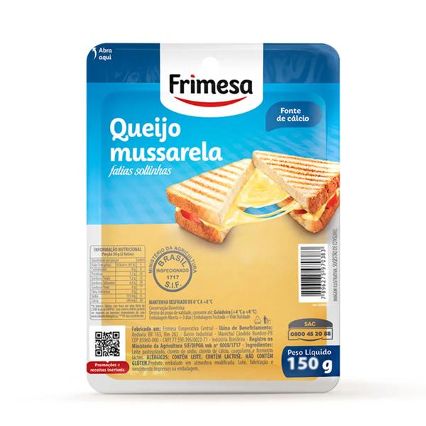 QUEIJO FRIMESA MUSSARELA 150G FATIA