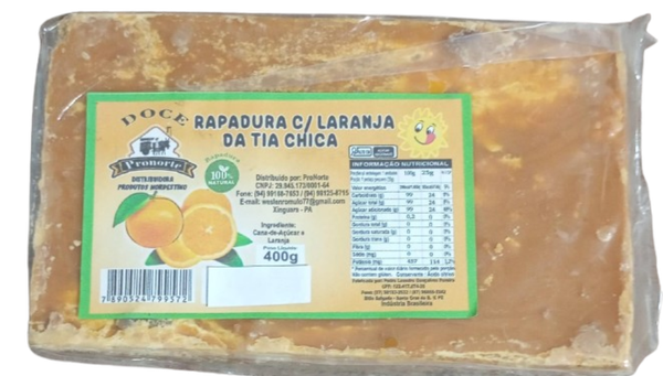 RAPADURA TIA CHICA 400G LARANJA