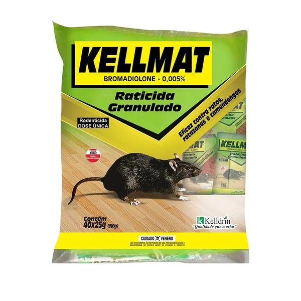 RATICIDA KELLMAT GRANULADO 25G