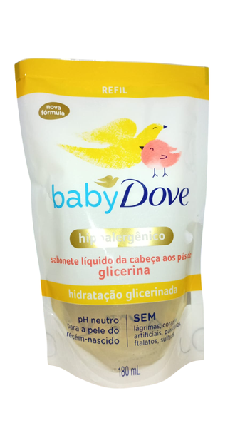 SABONETE DOVE LIQ.180ML RF HID.GLIC