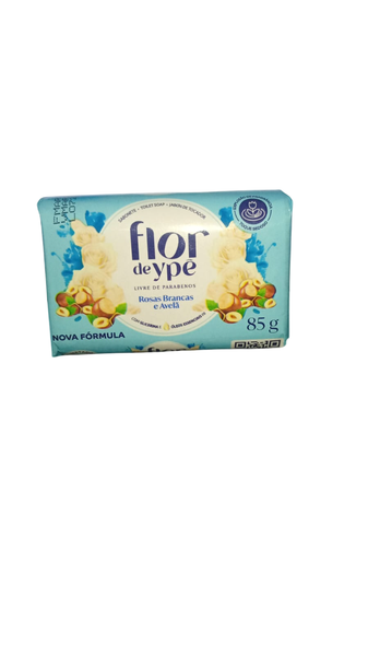 SABONETE FLOR YPE 85G ROSA BRANCA