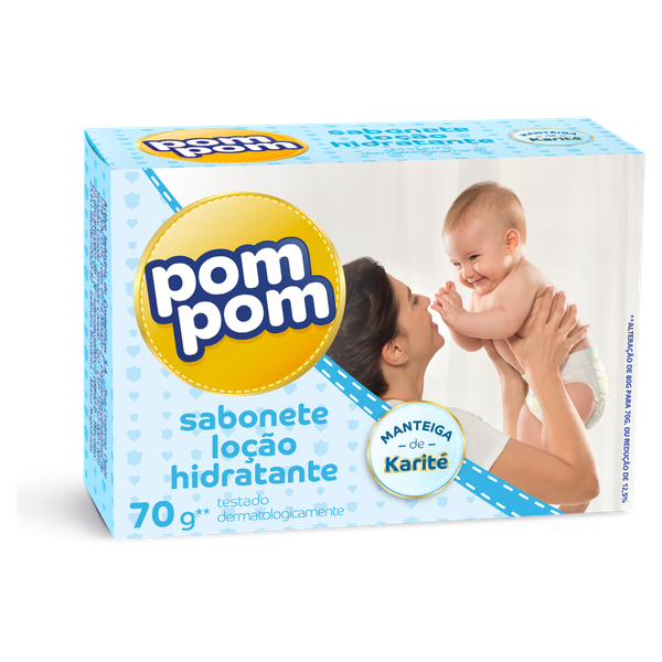 SABONETE POM POM 70G LOCAO HIDRATRA