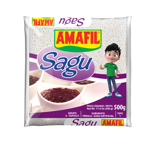 SAGU AMAFIL MAND.500G PLASTICO
