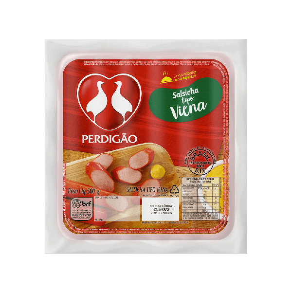 SALSICHA PERDIGAO 500G VIENA