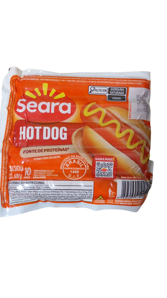 SALSICHA SEARA 500G HOT DOG