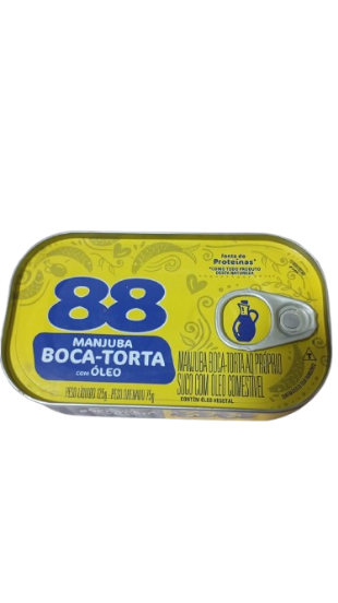 SARDINHA 88 MANJUBA 125G OLEO